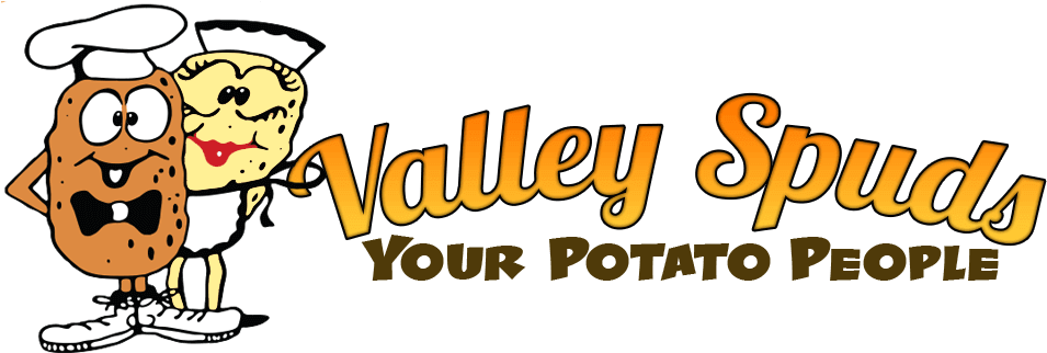 Valley Spuds Logo With Adjusted Slogan - Sweet Potato Slogan (982x348)
