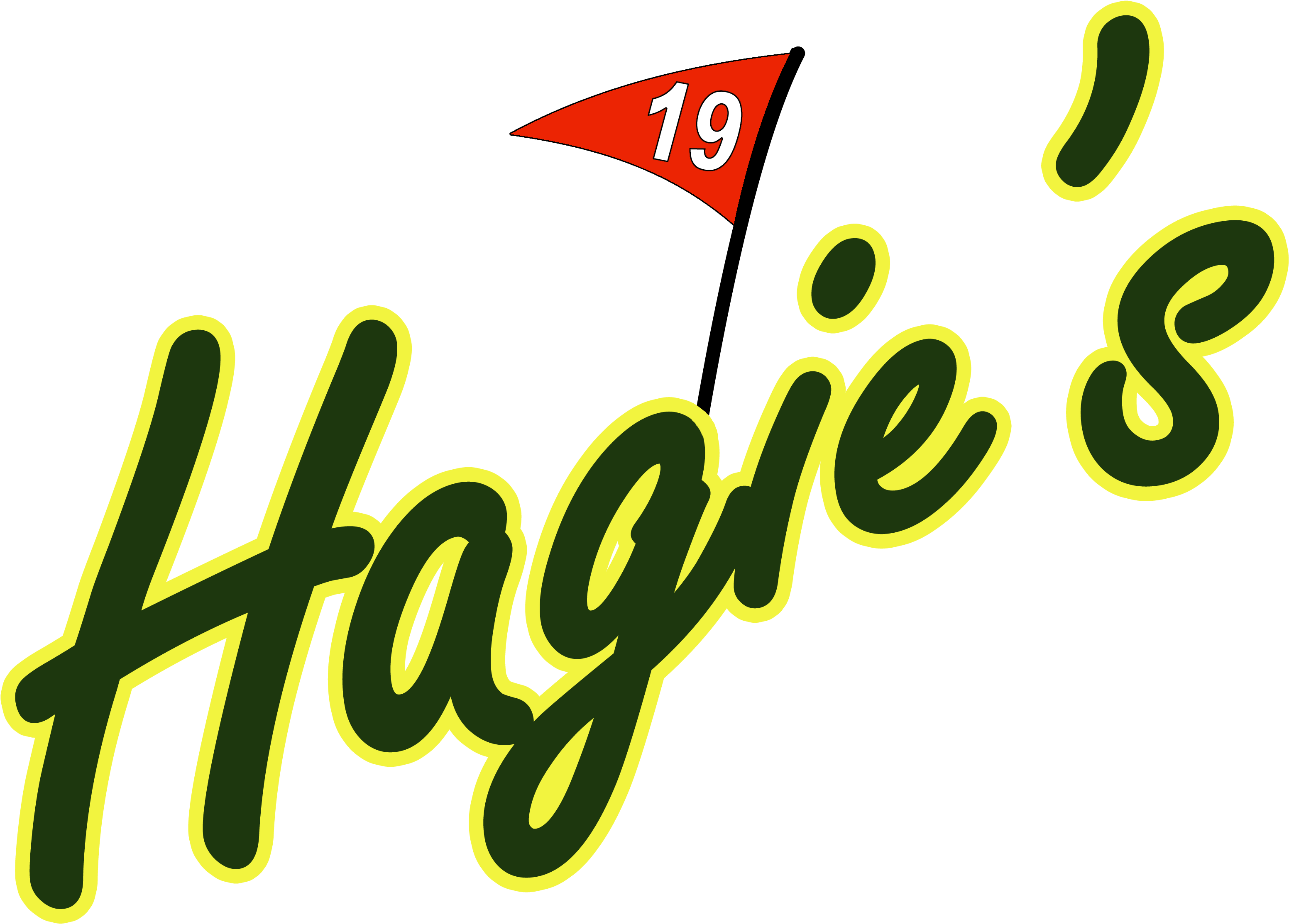 Hagie's 19 Is A Local, Family-owned Sports Bar With - Graphic Design (3180x2304)
