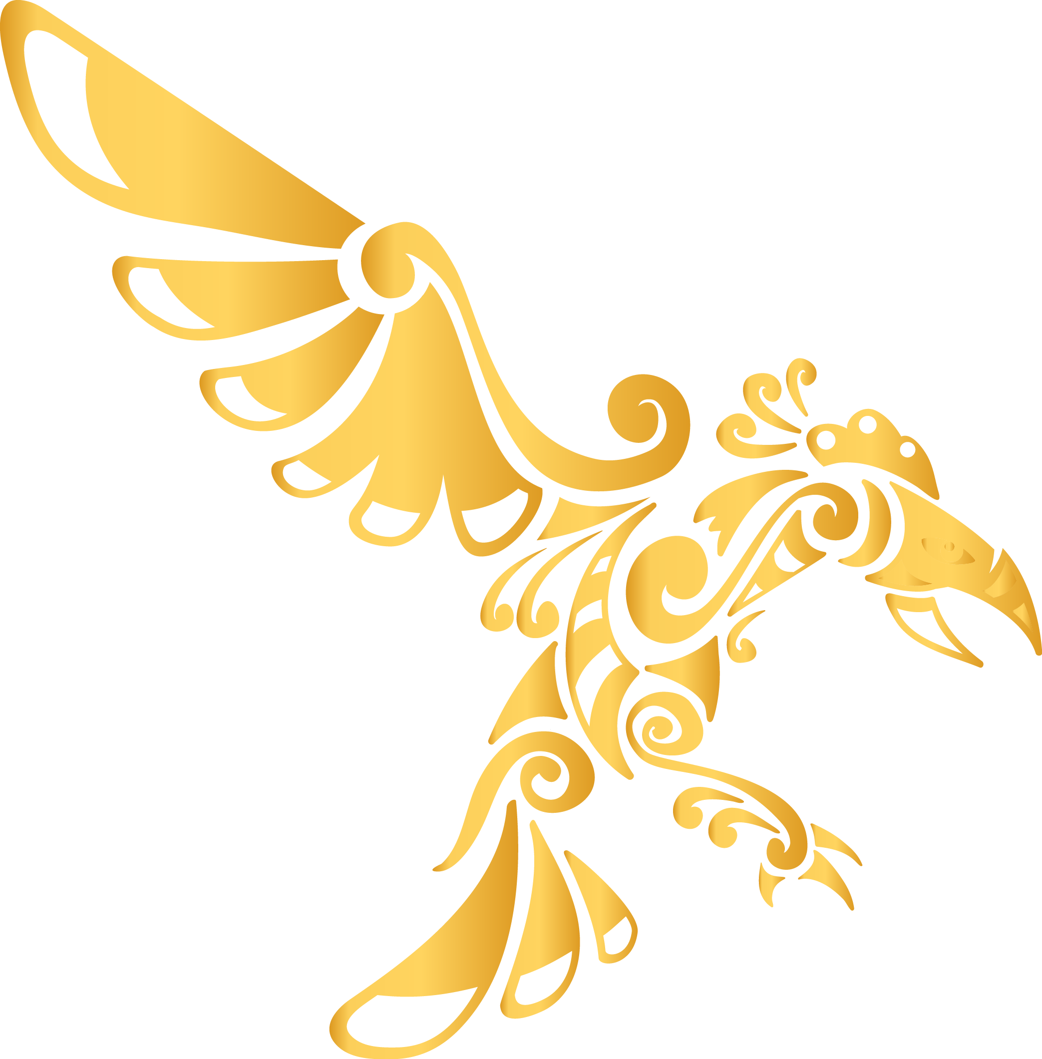 Golden Eagle Illustration - Euclidean Vector (2087x2121)