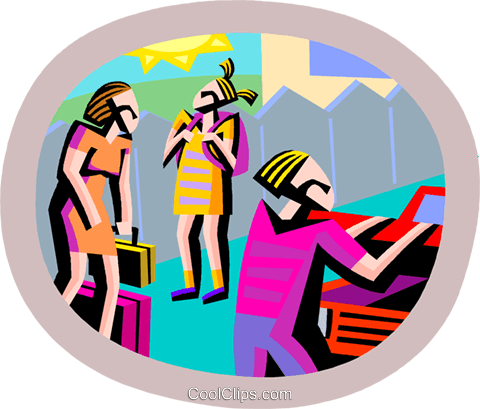 Children At School Royalty Free Vector Clip Art Illustration - Illustration (480x409)