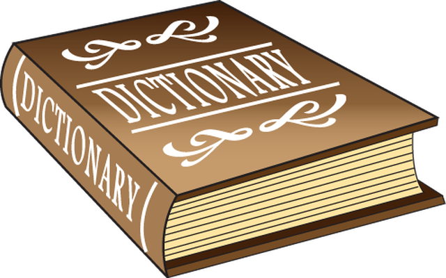English Clipart Transparent Background - Dictionary Clipart (640x400)