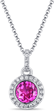 Necklaces - Blue Topaz Pendant Necklace (400x400)