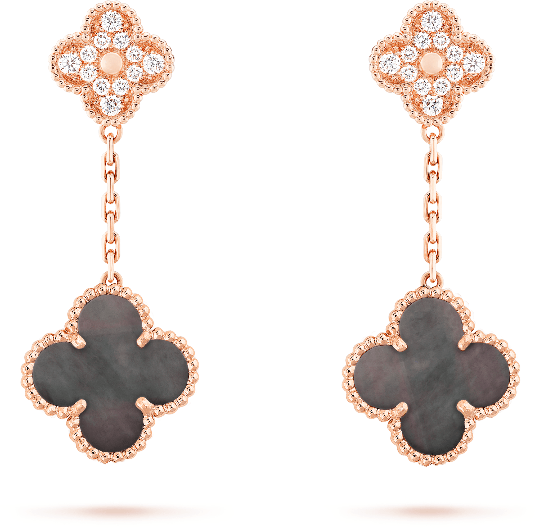 Magic Alhambra Earrings, 2 Motifs, - Van Cleef & Arpels Magic Alhambra 2 Motifs Earrings (3000x3000)