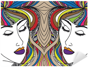 Sticker • Pixers® • We Live To Change - Drawing (400x400)