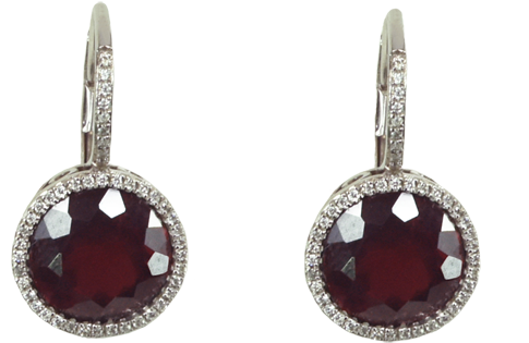 Garnet Earrings - Earring (800x534)