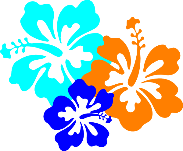 Hibiscus Flowers 2 Svg Clip Arts 600 X 496 Px - Hibiscus Clip Art (600x496)