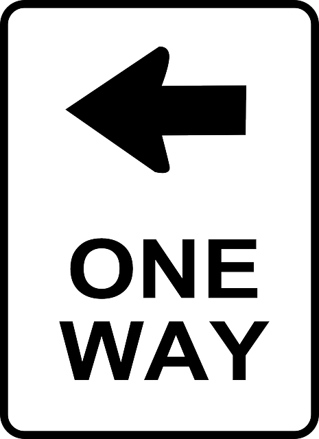 Living On A One Way Street • Autism Mom - One Way Street Sign (465x640)