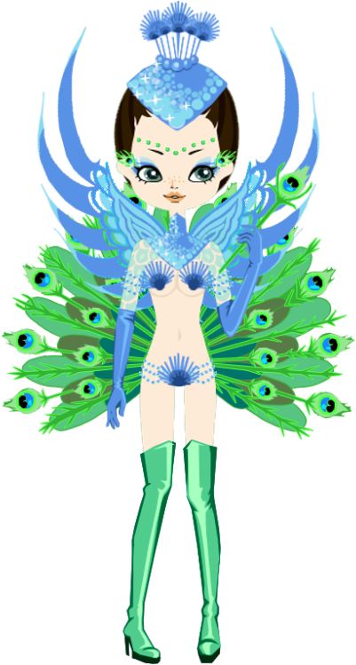 We Linving A Brazilian Carnival, So I'm Reposting My - Illustration (433x750)