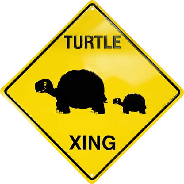 Xs67031 - Turtle Xing - Road Signs In Jamaica (600x600)
