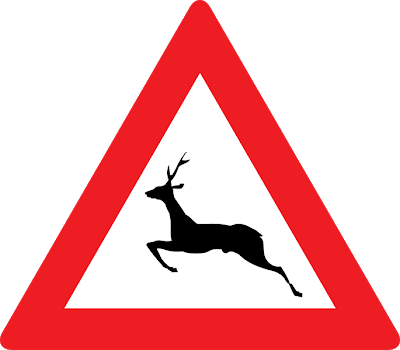 The Austrian Deer May Have Skinny Legs But At Least - Dare Precedenza Sensi Unici Alternati (400x350)