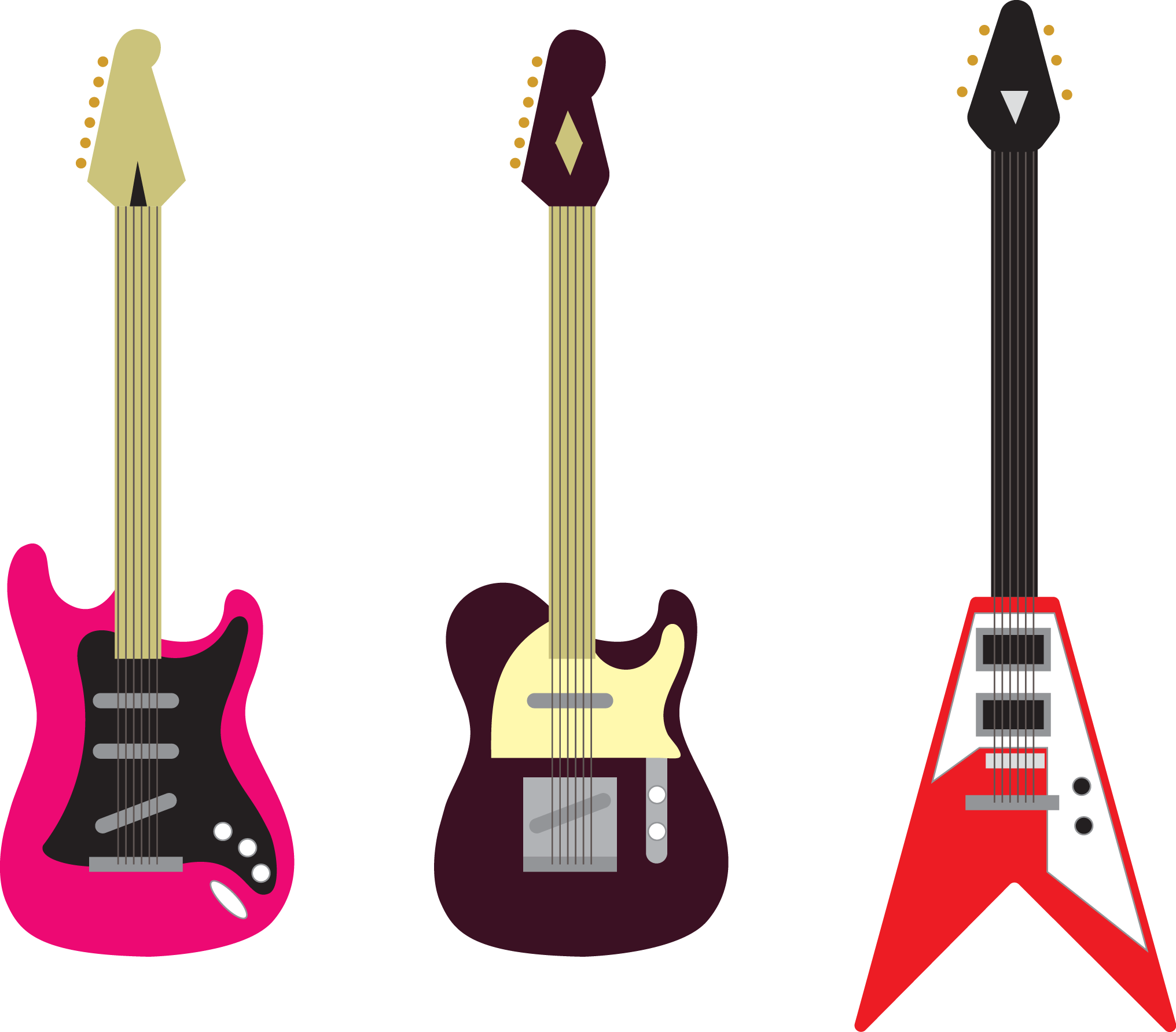 Download Electric Guitar Computer File - Download Electric Guitar Computer File (2032x1783)