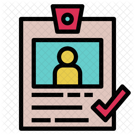 Identity Icon - Identity Document (512x512)
