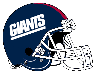 New York Giants Helmet History Giants Custom Refurbished - New York Giants Helmet Logo (400x308)