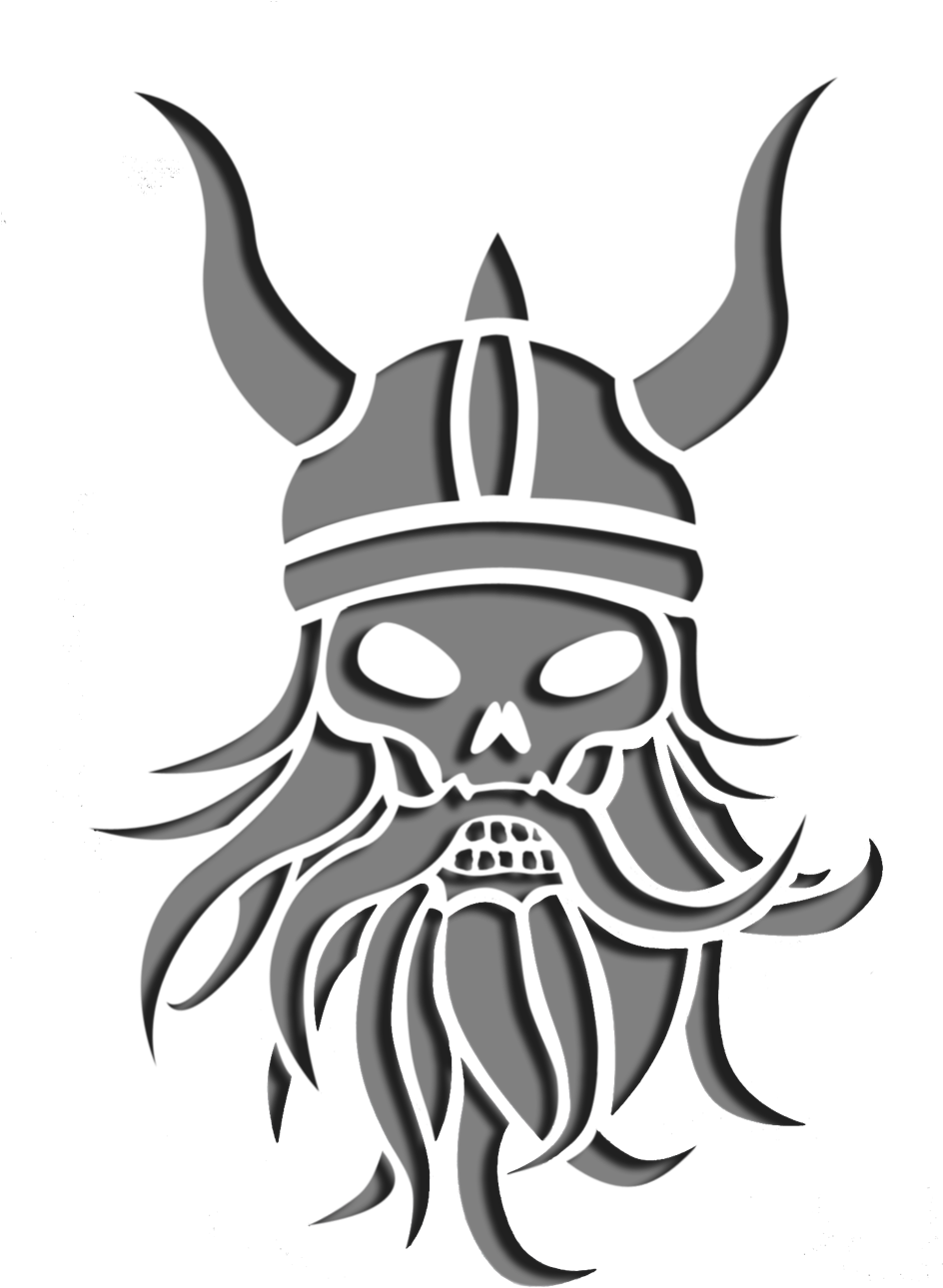 Viking Head Png For Kids - Viking Skull Png (1000x1333)