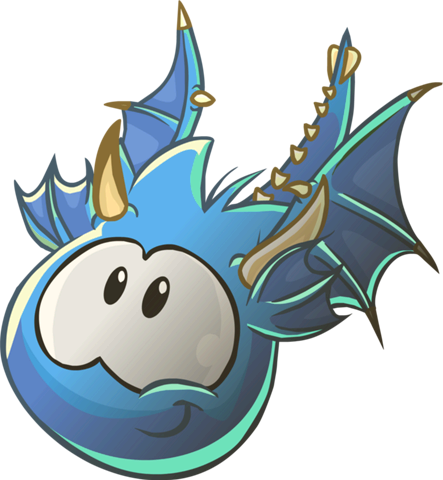 Puffle Dragon Dorado Hecho Por Calibri Cp By - Club Penguin Puffles Dragon (443x480)