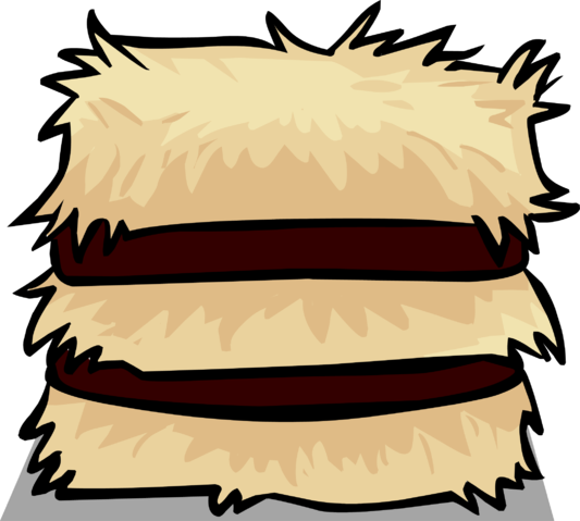 Hay Bale Sprite 003 - Hay (533x479)