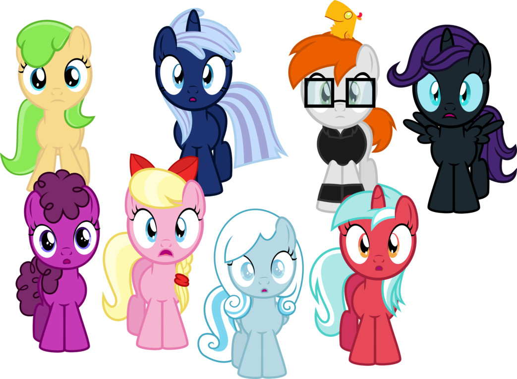 Twilight Time Redux By Punzil504 - Mlp Nyx And Snowdrop (1043x765)