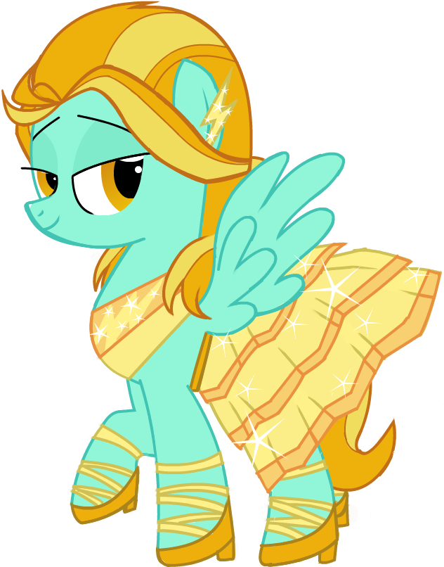 Rainbow Dash Pinkie Pie Sunset Shimmer Clip Art Pony - My Little Pony Lightning Dust (649x829)