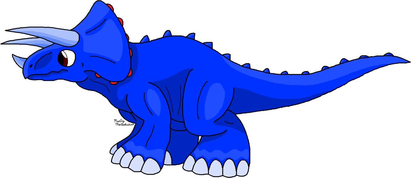 [com] Matt The Triceratops By Mf217 - Triceratops (1356x589)