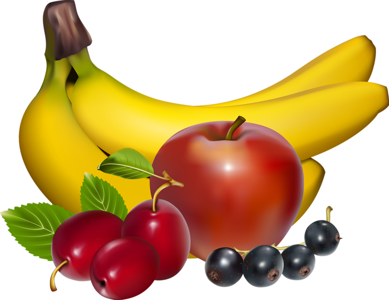 Tubes Fruits / Légumes - Banana (800x617)