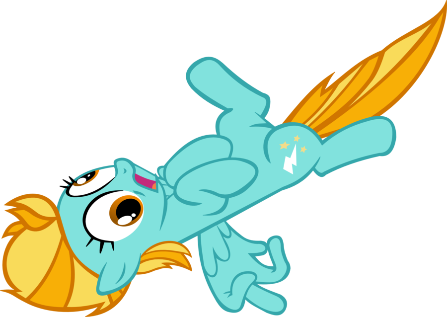 Artist Needed, Derp, Lightning Dust, Safe, Simple Background, - Cartoon (900x638)