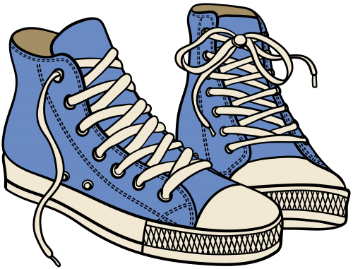 Sneakers Clipart Walking Shoe - Shoes Clipart (500x381)