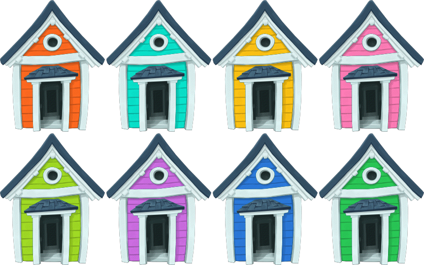 Seaside House Sf House Level 1 Colors - House (861x539)
