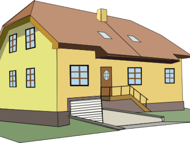 Hosue Clipart Big House - Home Clipart (640x480)