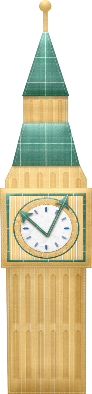Nitwit Collection - Big Ben Clock Clip Art (301x1280)