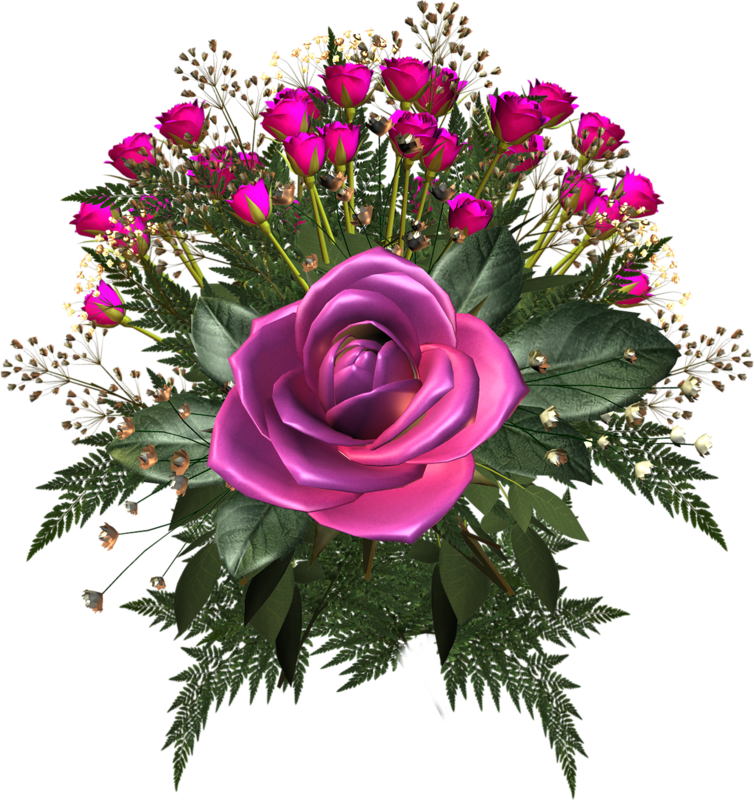 Belles Fleurs Png - Lovely Rose Animation (754x800)