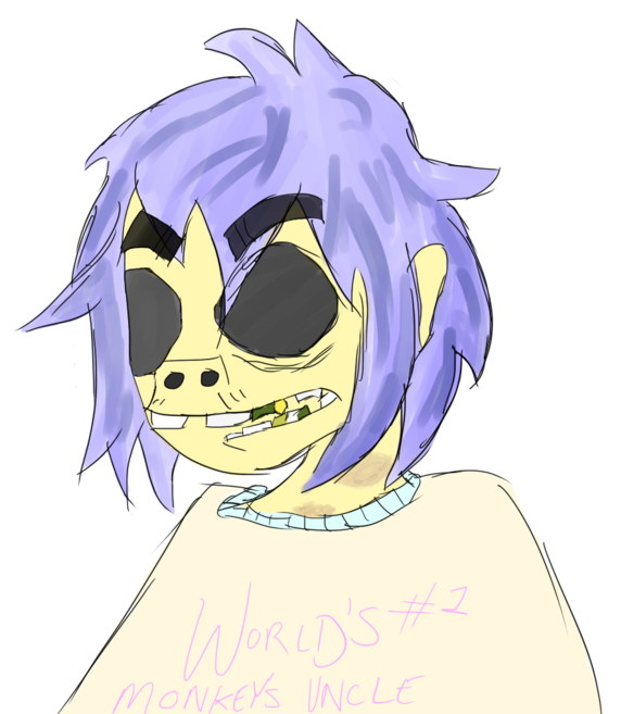 Im So Excited For The New Gorillaz Thing By G A L L - Cartoon (1032x774)