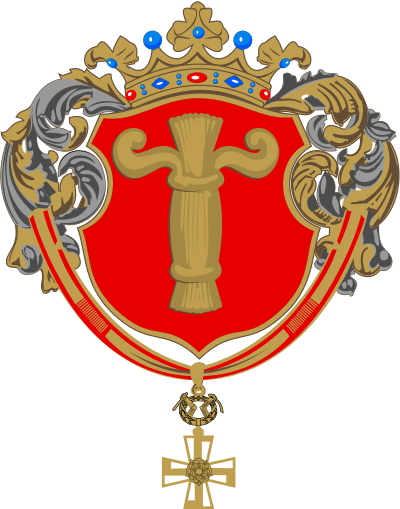 Coat Of Arms Of The City Of Vaasa, Showing The Shield - Vasa Stadsvapen (400x509)