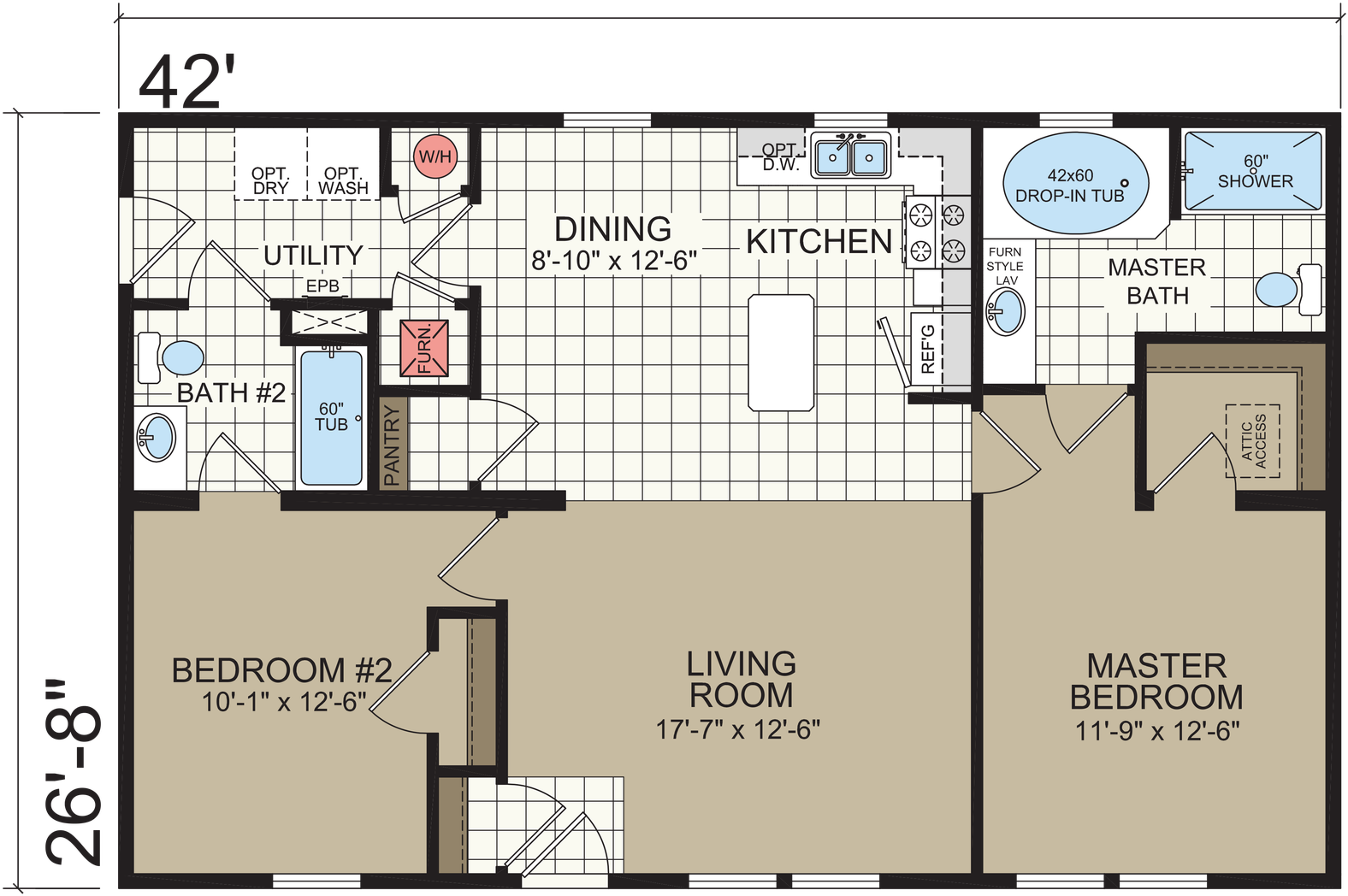 Barclay 4201 Built By Dutch Housing In Topeka, In - Redman, Dutch, Fortune Homes Of Champion (1600x1094)