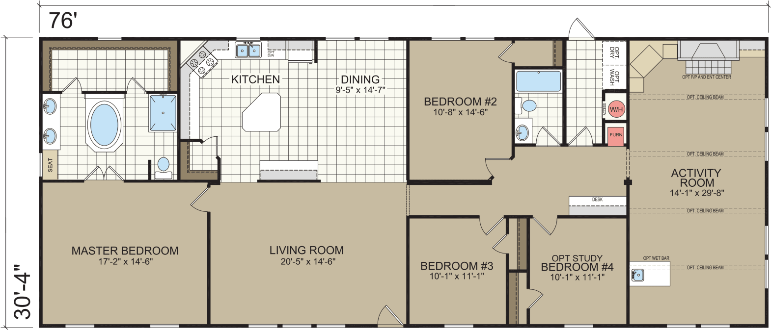 Holston Built By Champion Homes In Lillington, Nc - House (1600x704)