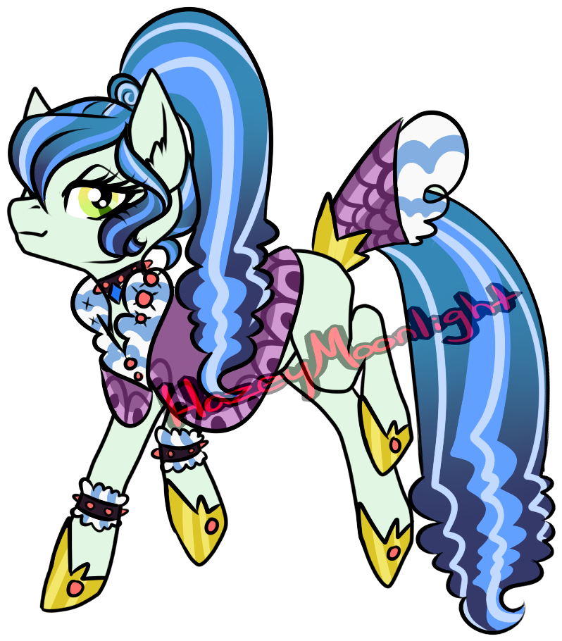 Hazeymoonlight, Magical Lesbian Spawn, Oc, Oc Only, - Cartoon (1018x1065)