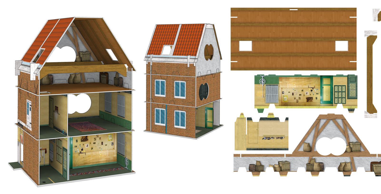 After Working Many Years On A Accurate Reconstruction - House (1600x834)