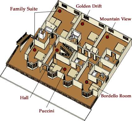 Floor Plan Second Floor - Floor Plan (425x387)