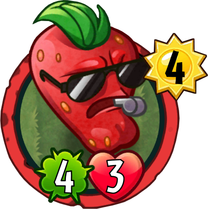 Sergeant Strongberryh - Pvz Heroes Sergeant Strongberry (426x427)