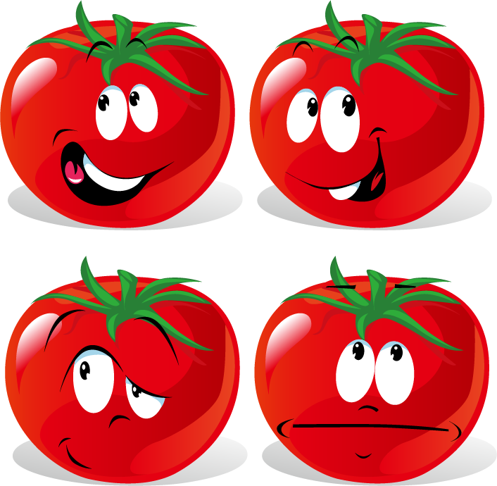 Tomato Cartoon Vegetable Clip Art - Tomato Cartoon (706x690)