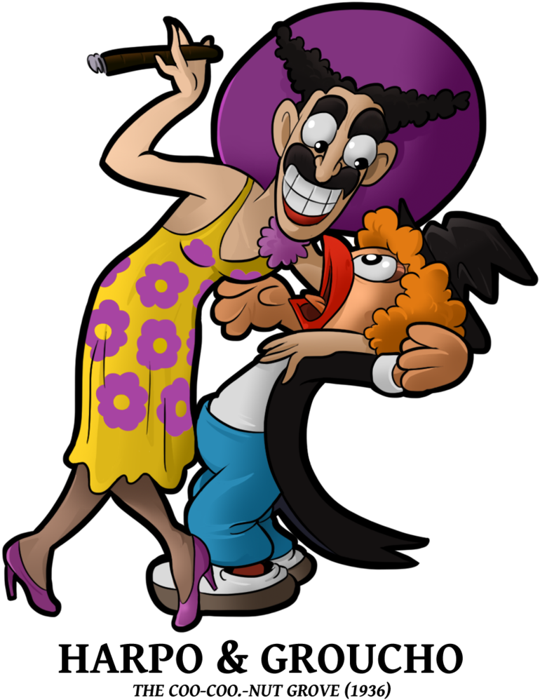 Harpo N Groucho By Boscoloandrea - Coo Coo Nut Grove (792x1010)