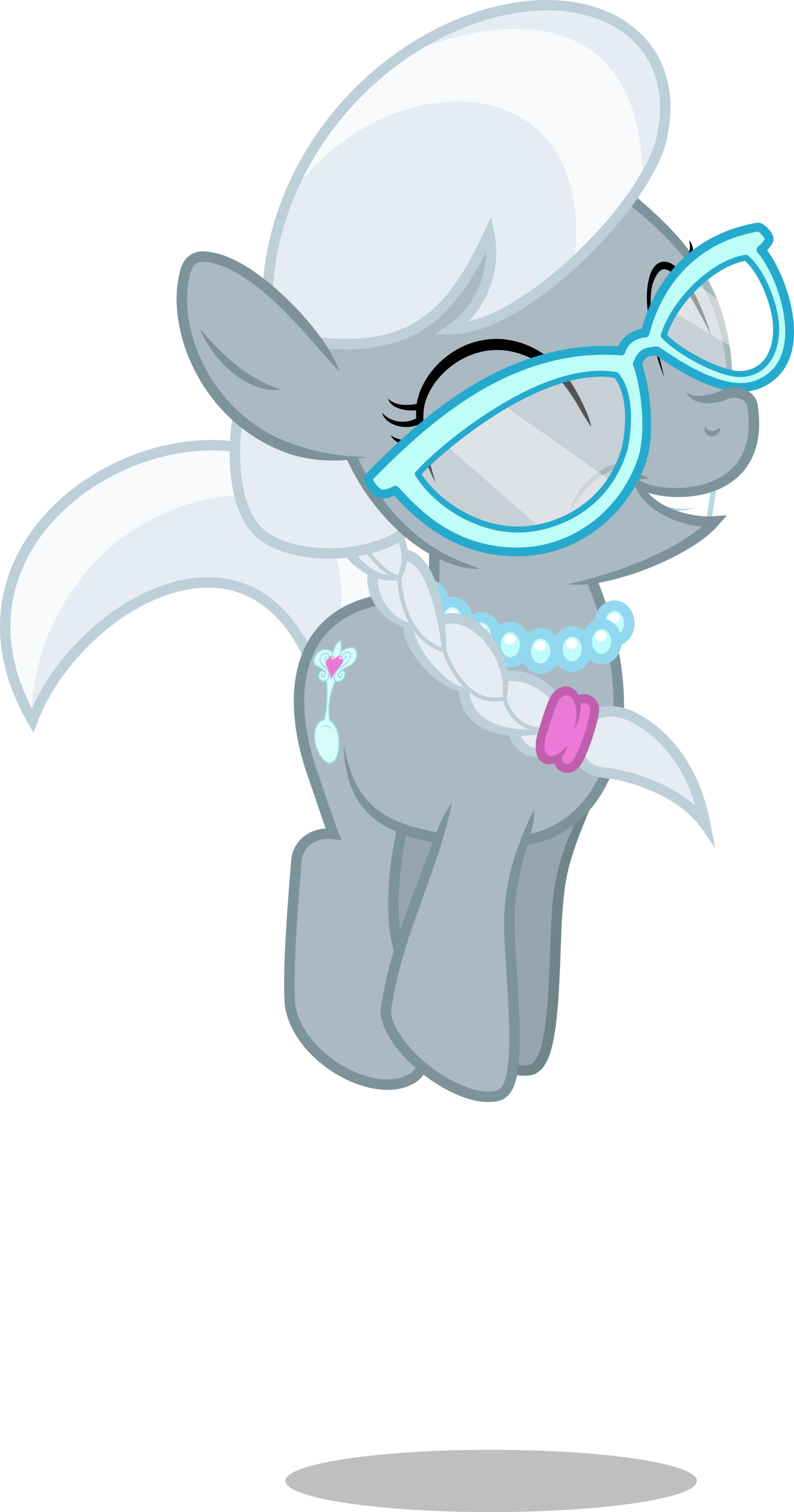 My Little Pony Friendship Is Magic Diamond Tiara And - Silver Spoon Mlp Happy (1600x3047)