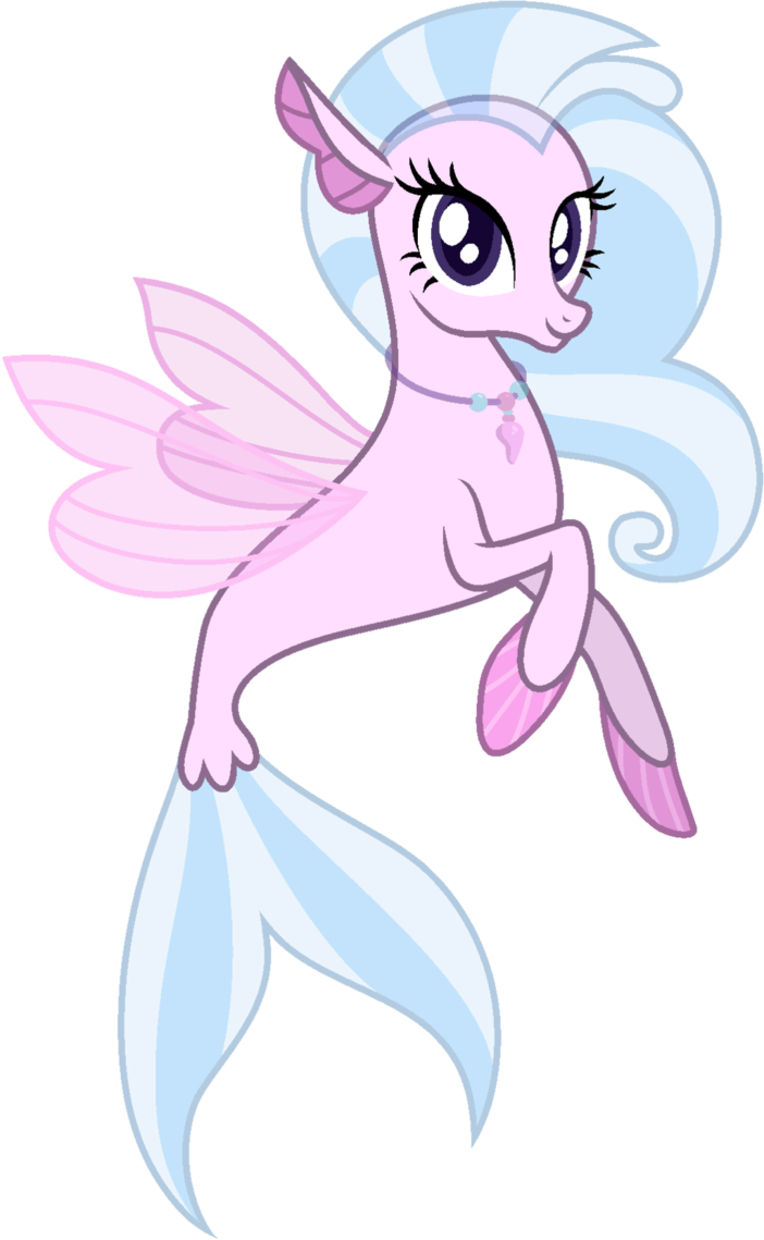 Mlp Base Seapony Silver Stream By Lorenacarrizo18 - My Little Pony Silver Stream (702x1139)