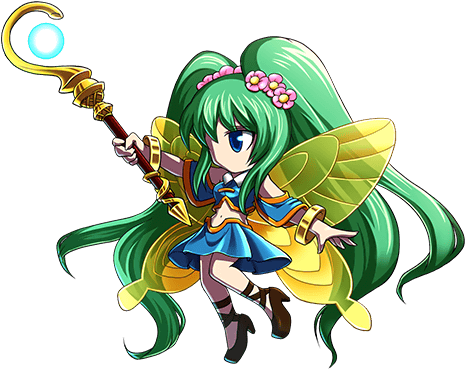 Unit Art - Brave Frontier Fairy (504x441)