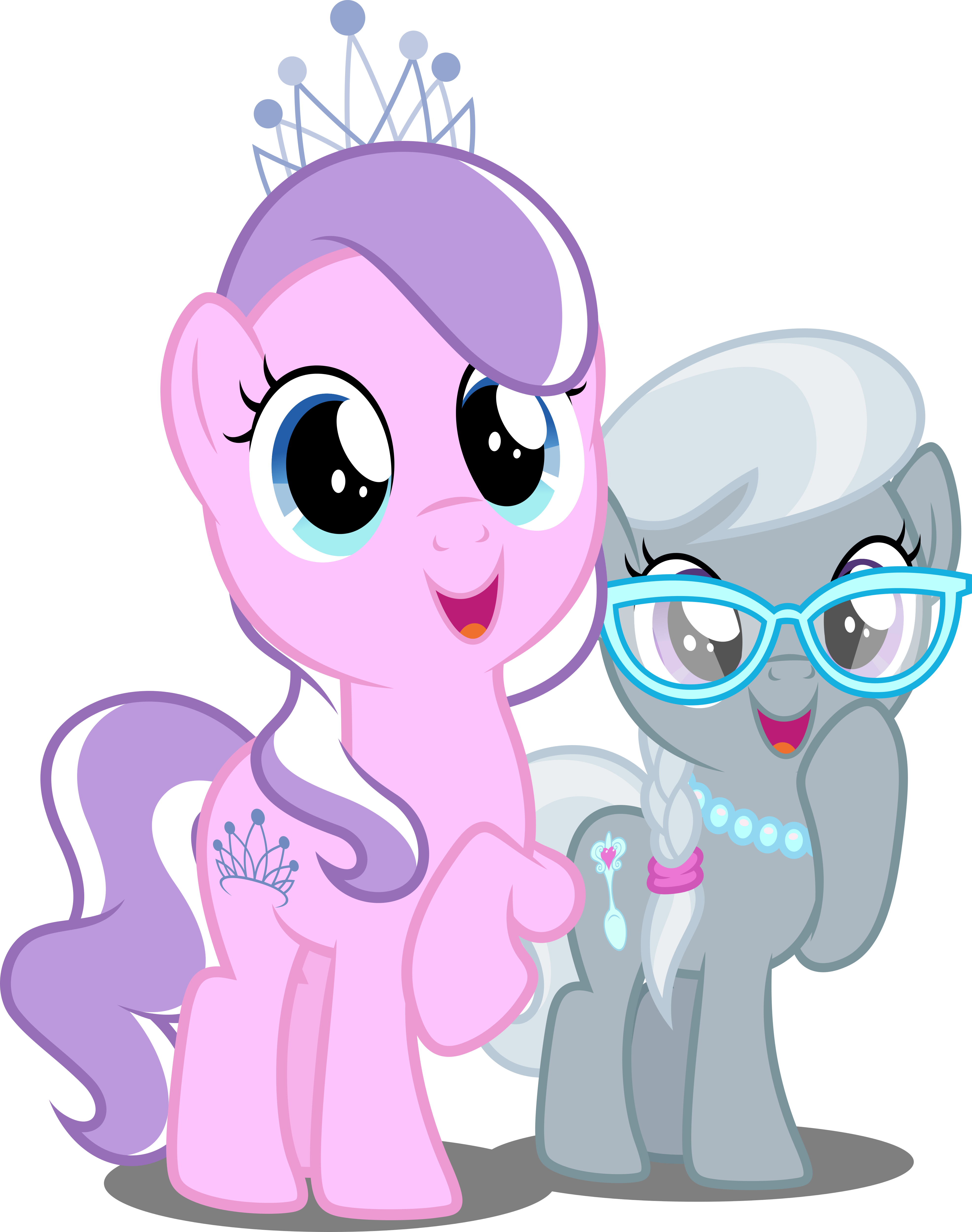 Mlp Diamond Tiara Vector - Diamond Tiara And Silver Spoon Vector (3946x5000)