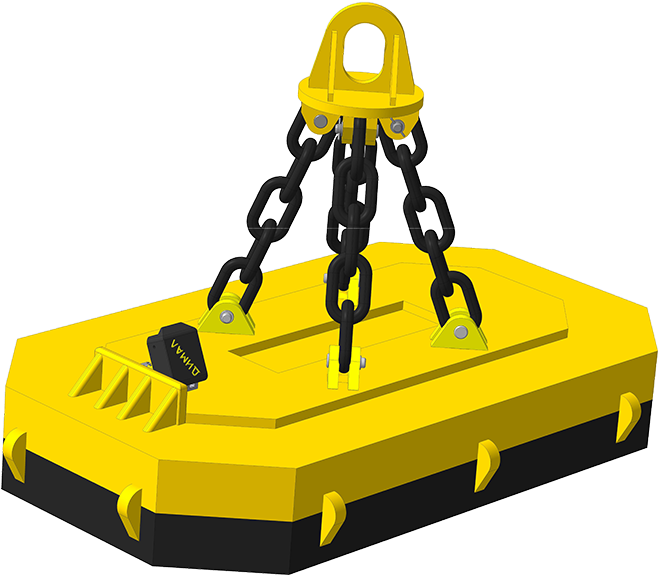 Rectangular Lifting Electromagnets For Scrap - Electroiman De Elevacion (1000x811)
