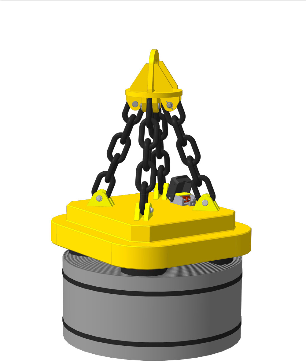 Rectangular Lifting Electromagnets For Steel Coils - Carousel (1000x1268)
