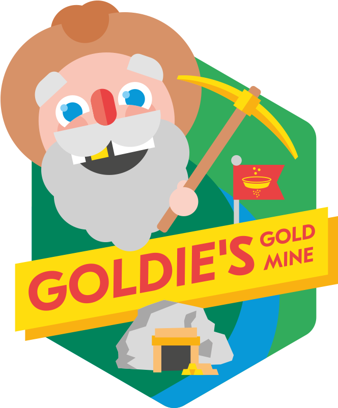 Search For Treasure As You Gold Pan At Goldie's - Gold Mine Adventure (1500x1000)