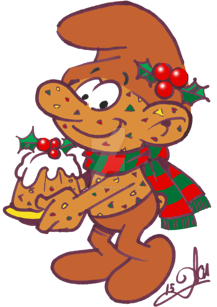 Fruitcake Smurf By Acla13 - Cartoon (752x1062)