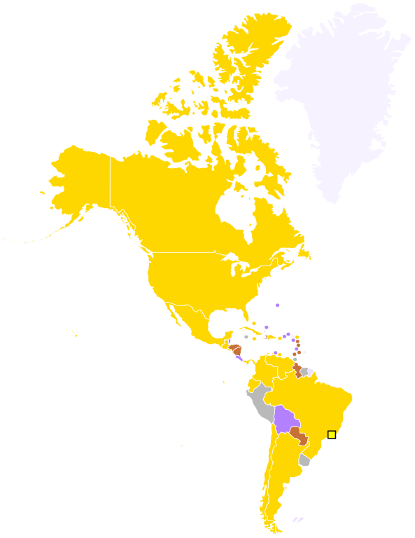 185 × 240 Pixels - Map Of North And South America (593x768)