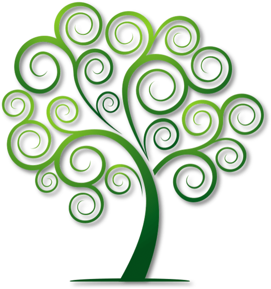 Across History, Initiates Have Been Able To Attune - Swirly Tree (550x601)